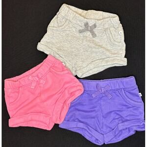 LITTLE STAR ORGANIC cotton shorts | 3-piece bundle | Baby Size 3-6 months